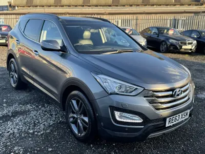 Used Hyundai Santa Fe Premium SE 194 HP (142 kW) 2014 Silver SUV
