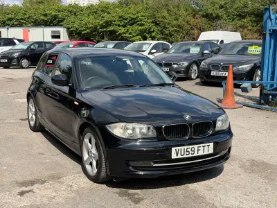 Used BMW 118 Sport Line 2010 Black Hatchback