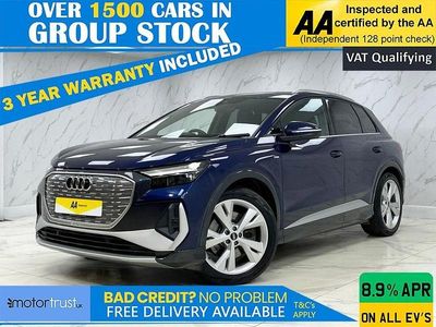 Second-hand Audi Q4 e-tron S-Line 150 kW (204 CP) 2022 Albastru SUV