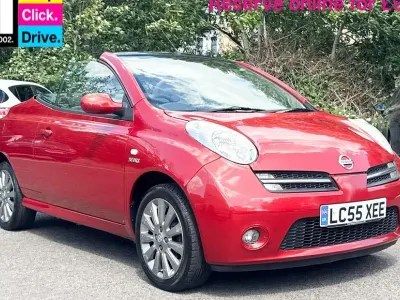 Used Nissan Micra C+C 2005 Red Cabriolet