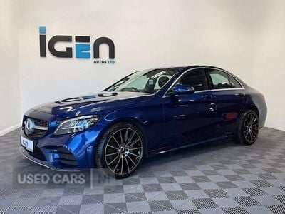 Used Mercedes C200 AMG line 2019 Blue Sedan