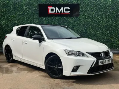 Used Lexus CT200h Sport Line 2016 White/black Hatchback