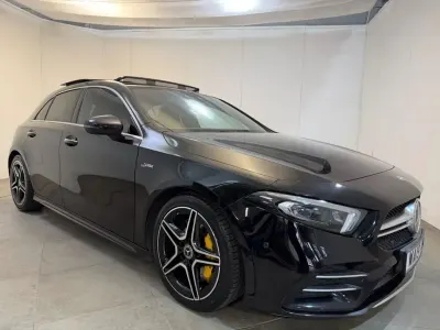 Used Mercedes A35 AMG Premium Plus 306 HP (225 kW) 2019 Black Hatchback