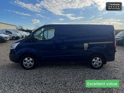 Used Ford Transit Custom Limited 130 HP (95 kW) 2017 Blue Van
