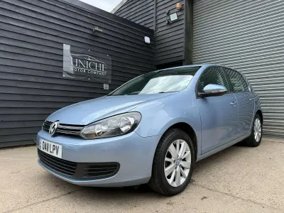 Used VW Golf VI Match 105 HP (77 kW) 2011 Blue Hatchback