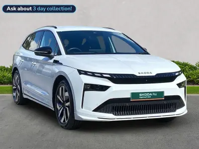 Used Skoda Enyaq iV SportLine 210 kW (286 HP) 2025 White SUV