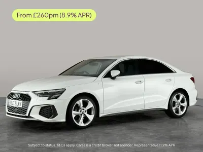 Used Audi A3 S-Line 110 HP (80 kW) 2022 White Sedan