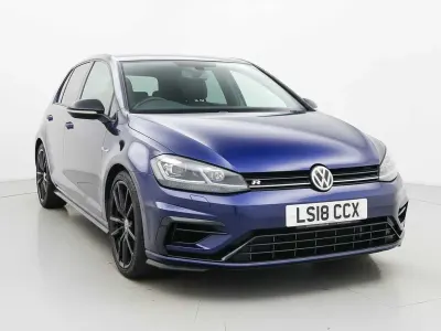 Used VW Golf VII R 310 HP (228 kW) 2018 Blue Hatchback