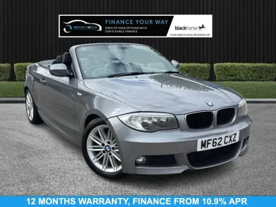 Used BMW 120 Cabriolet M Sport 177 HP (130 kW) 2012 Grey Cabriolet