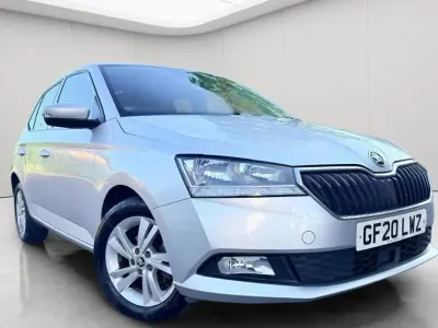 Used Skoda Fabia SE 95 HP (69 kW) 2020 Silver Hatchback