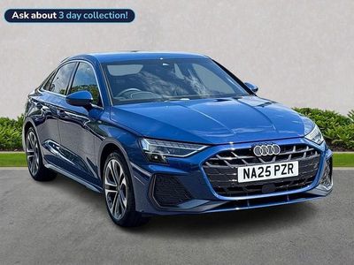 Used Audi A3 S-Line 204 HP (150 kW) 2025 Blue Sedan