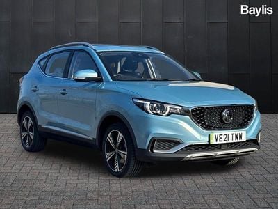 Used MG ZS Exclusive 105 kW (143 HP) 2021 Blue SUV