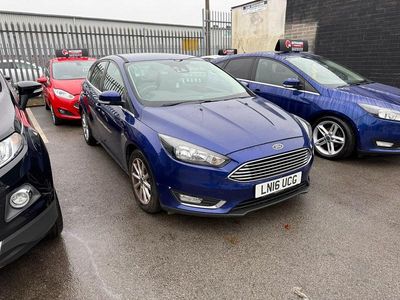 Used Ford Focus Titanium 2016 Blue Hatchback