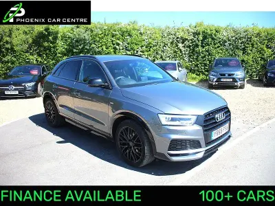 Used Audi Q3 Black Edition 150 HP (110 kW) 2018 Daytona grey metallic SUV