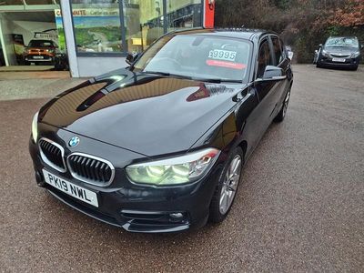 Used BMW 118 Sport Line 2019 Black Hatchback