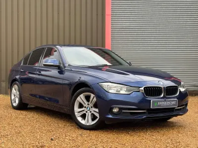 Begagnad BMW 320 Sport Line 2017 Blå Sedan