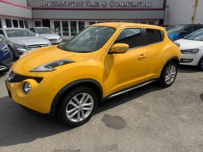 Used Nissan Juke Acenta Premium 115 HP (84 kW) 2014 Yellow SUV