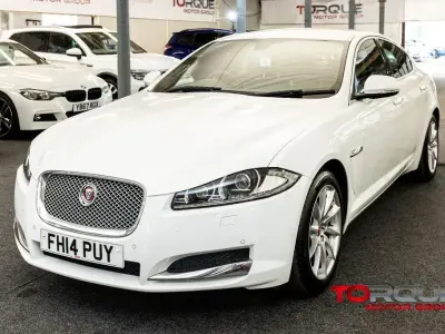 Used Jaguar XF Premium Luxury 240 HP (176 kW) 2014 White Sedan