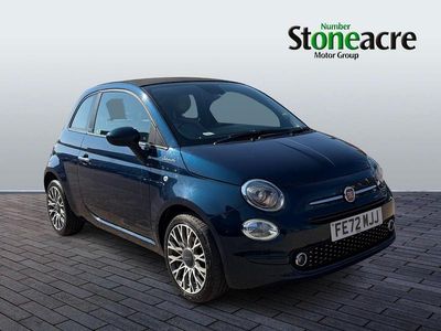 Used Fiat 500 Dolcevita 70 HP (51 kW) 2022 Blue Cabriolet