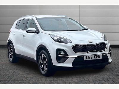 Used Kia Sportage 134 HP (98 kW) 2022 Fusion white SUV