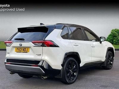 Used Toyota RAV4 Hybrid 222 HP (163 kW) 2021 White pearl bitone SUV