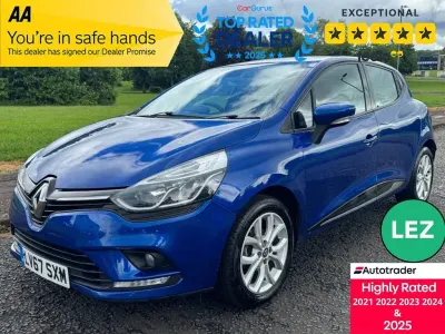 Used Renault Clio Dynamique 90 HP (66 kW) 2017 Blue Hatchback
