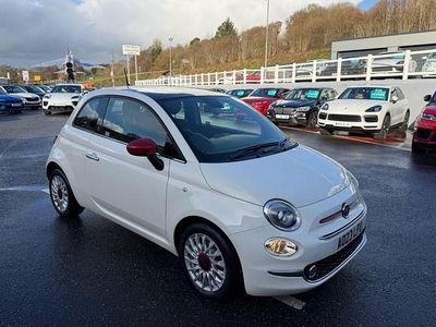 White Used 2023 Fiat 500 Red Hatchback | £11,999 (Fair price)