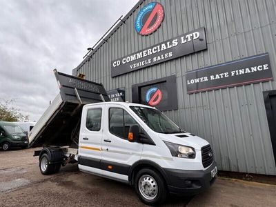 used Ford Transit 2.0TDCI 7 Seat Double Cab Tipper Only 68,000 Miles Euro 6