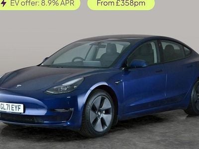 Used Tesla Model 3 Long Range AWD 366 kW (498 HP) 2022 Blue Sedan