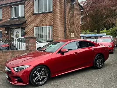 Used Mercedes CLS350 AMG line 281 HP (206 kW) 2019 Red Coupe