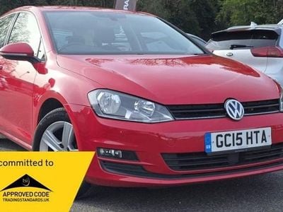 Used VW Golf VII Match 2015 Red Hatchback