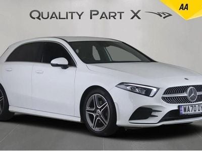 Used Mercedes A200 AMG line 163 HP (119 kW) 2020 White Hatchback