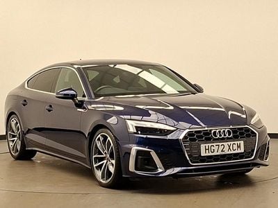 Blue Used 2023 Audi A5 S-Line Hatchback | £25,998 (Fair price)