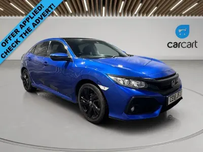 Used Honda Civic EX 129 HP (94 kW) 2018 Blue Hatchback