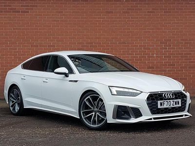 Begagnad Audi A5 S-Line 163 HK (119 kW) 2020 Vit Sportkupé