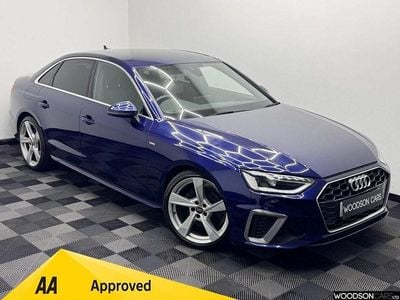 Blue Used 2020 Audi A4 S-Line Sedan | £16,500 (Fair price)