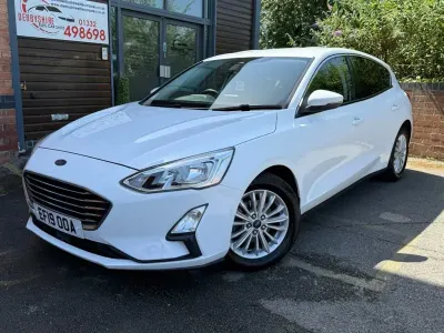 Used Ford Focus Titanium 125 HP (91 kW) 2019 White Hatchback