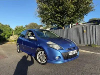 Used Renault Clio GT 128 HP (94 kW) 2009 Blue Hatchback