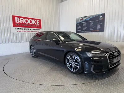 Begagnad Audi A6 S-Line 2018 Grå Kombi