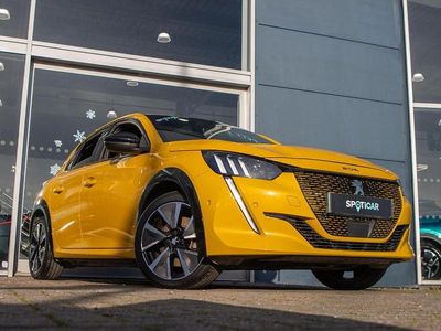 Yellow Used 2021 Peugeot e-208 GT Hatchback | £11,246 (Fair price)