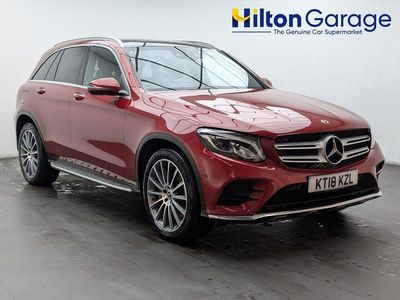 Red Used 2018 Mercedes GLC220 AMG line SUV | £16,750 (Fair price)