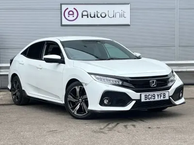 Używany Honda Civic Sport 182 KM (133 kW) 2019 Biały Hatchback