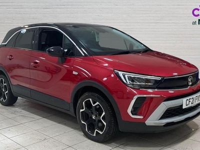 Used Vauxhall Crossland Elite 130 HP (95 kW) 2021 Red SUV