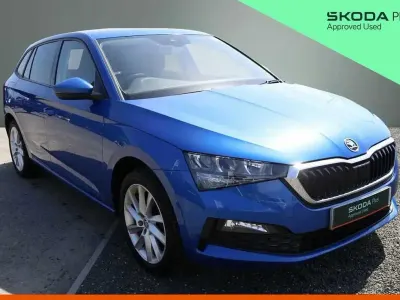 Used Skoda Scala SE L 115 HP (84 kW) 2019 Race blue metallic Hatchback