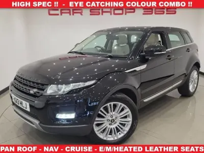 Used Land Rover Range Rover evoque Prestige 190 HP (139 kW) 2013 Black SUV