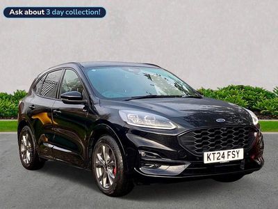 Black Used 2024 Ford Kuga ST-Line SUV | £20,799 (Good price)