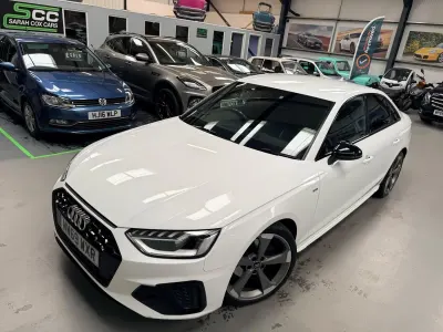 Used Audi A4 Black Edition 2020 White Sedan