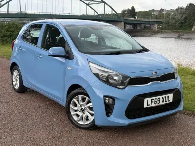 Used Kia Picanto 66 HP (48 kW) 2019 Blue Hatchback