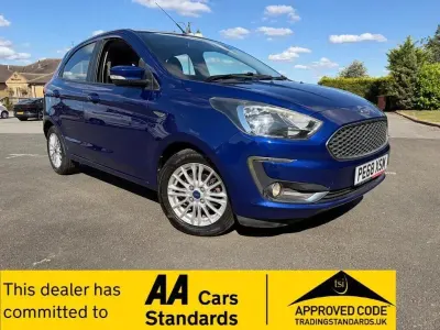 Used Ford Ka Plus Zetec 2018 Blue Hatchback