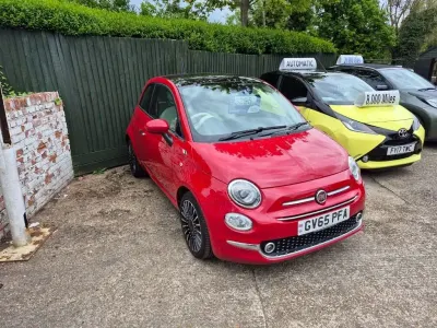 Usado Fiat 500 Lounge 69 HP (50 kW) 2016 Vermelho Citadino